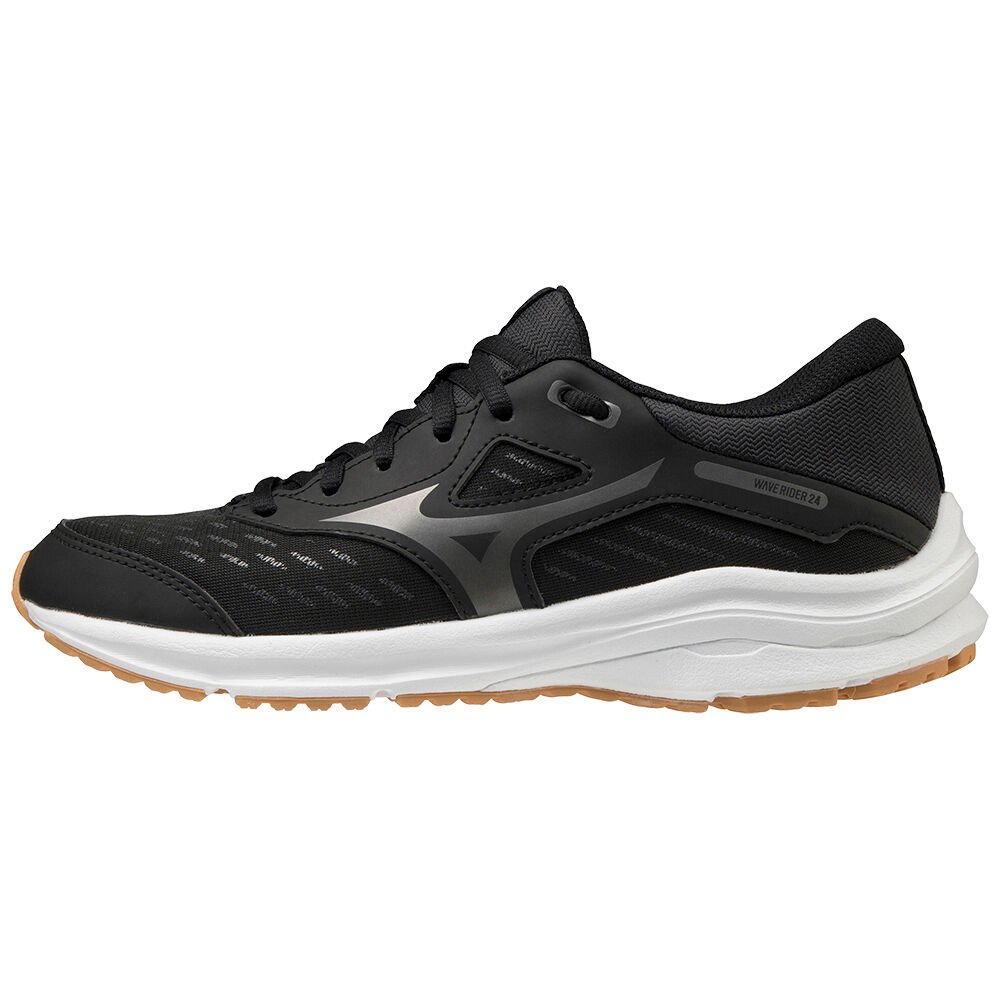 Scarpe Running Mizuno Wave Rider 24 Donna - Nere/Grigie - 02418-BUCQ